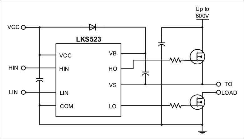 LKS523芯片典型电路图原理图