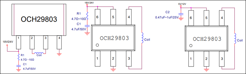 OCH29803典型应用电路